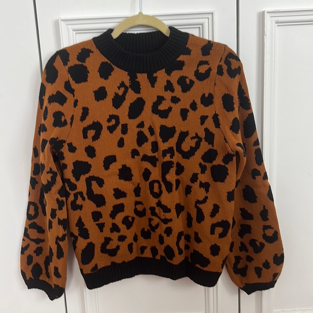 Leopard Print Sweater